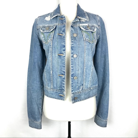 hollister stretch denim jacket